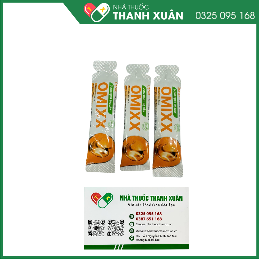 Hỗn dịch uống Omixx trị trào ngược dạ dày