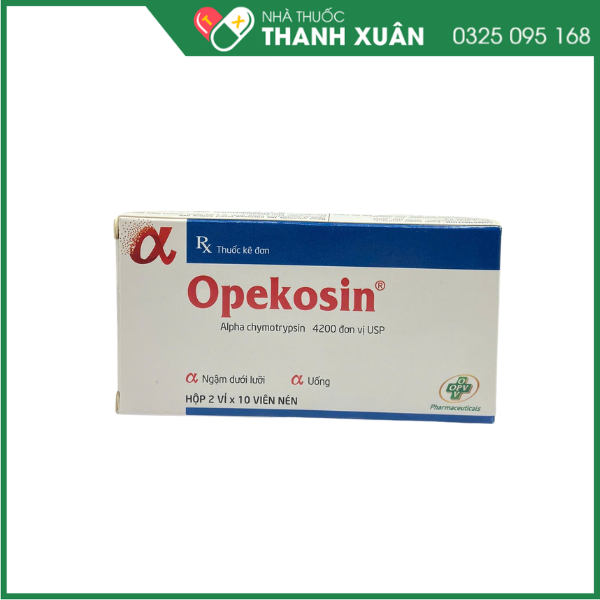 Opekosin điều trị phù nề sau chấn thương, phẫu thuật, bỏng