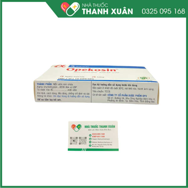 Opekosin điều trị phù nề sau chấn thương, phẫu thuật, bỏng