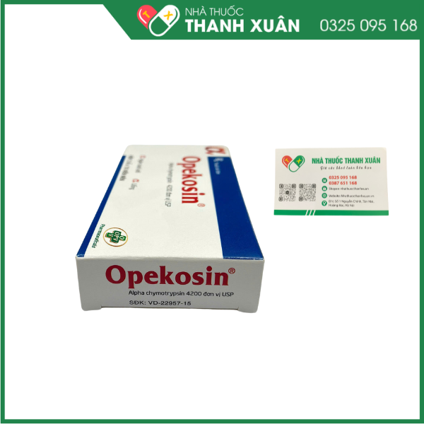 Opekosin điều trị phù nề sau chấn thương, phẫu thuật, bỏng