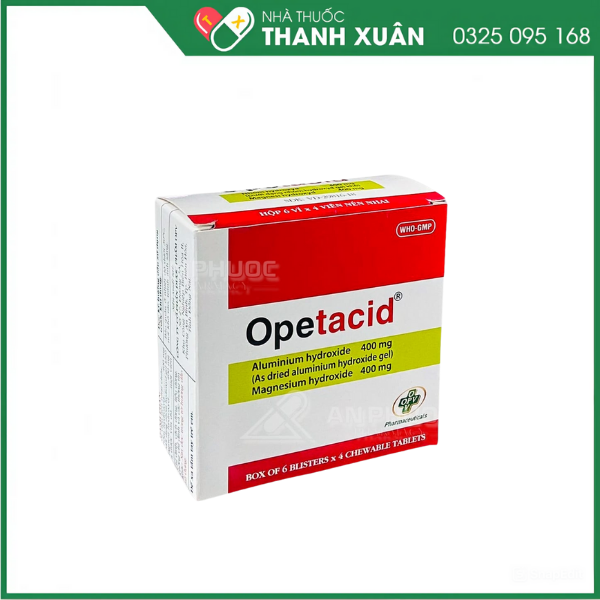 Opetacid giảm triệu chứng ợ nóng và trào ngược acid
