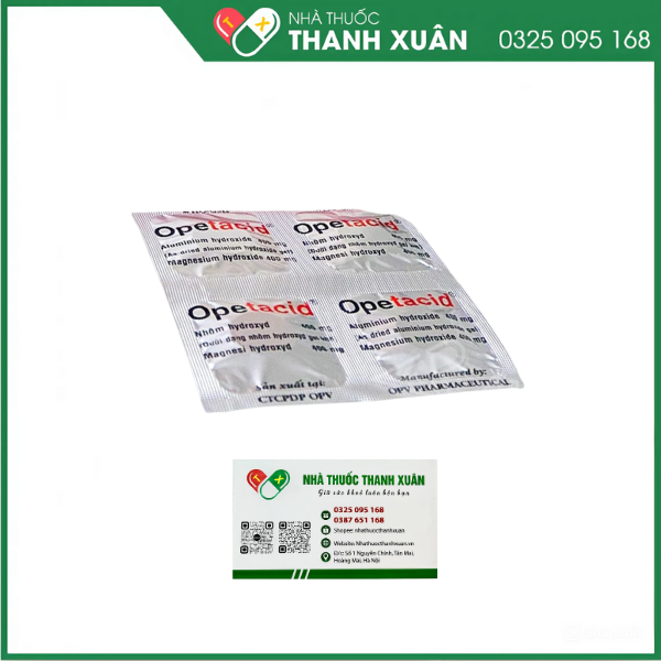 Opetacid giảm triệu chứng ợ nóng và trào ngược acid