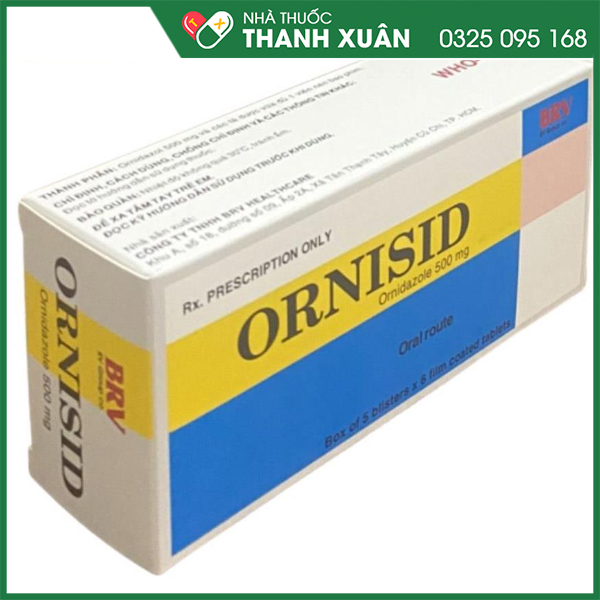 Ornisid - điều trị nhiễm khuẩn kỵ khí
