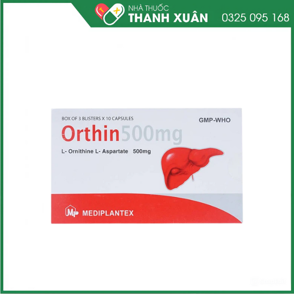 Orthin hỗ trợ điều trị hội chứng tăng amoniac trong các bệnh viêm gan cấp và mạn tính, xơ gan, não gan