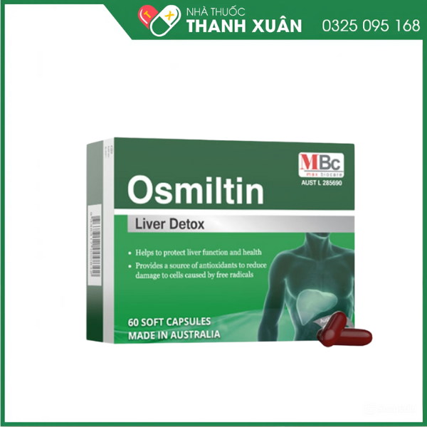 Osmiltin hỗ trợ chức năng và sức khỏe gan