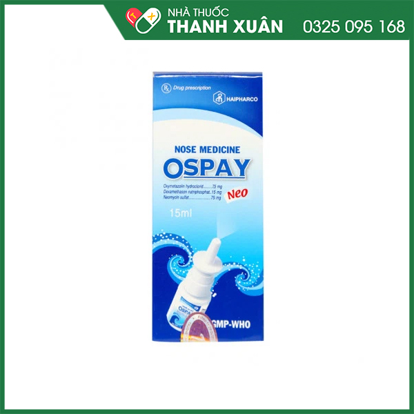 Ospay-Neo trị các bệnh viêm mũi, viêm xoang