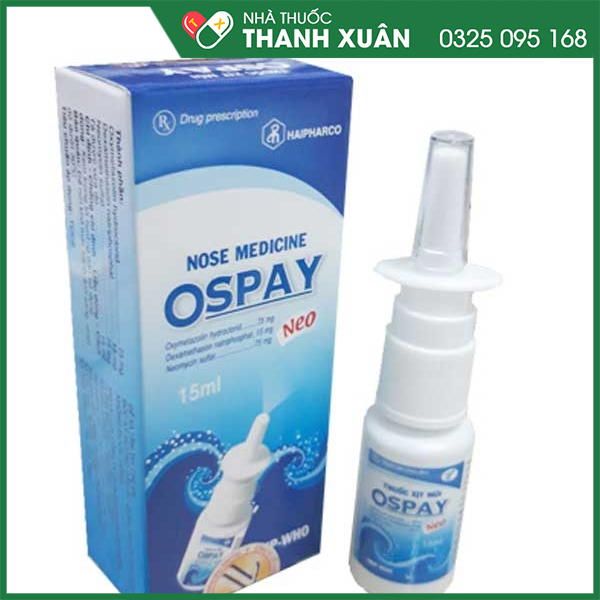 Ospay-Neo trị các bệnh viêm mũi, viêm xoang