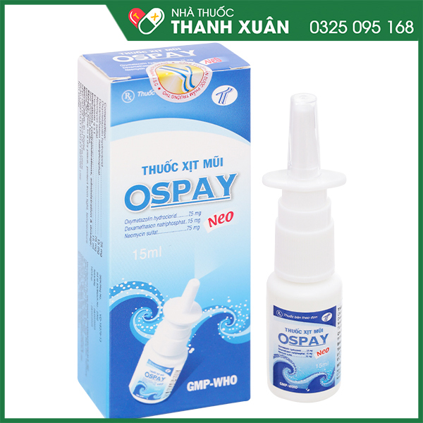 Ospay-Neo trị các bệnh viêm mũi, viêm xoang