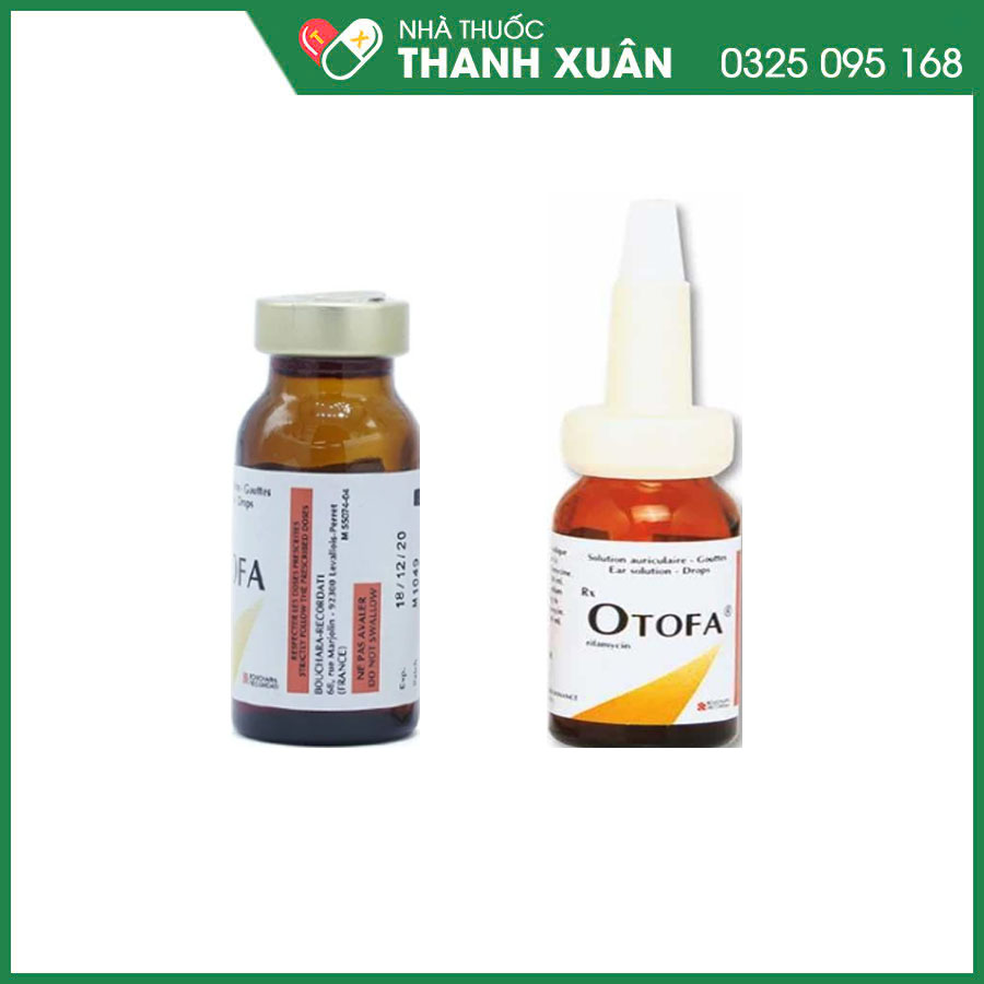 Otofa thuốc kháng sinh điều trị các dạng chảy mủ tai, viêm tai mạn tính