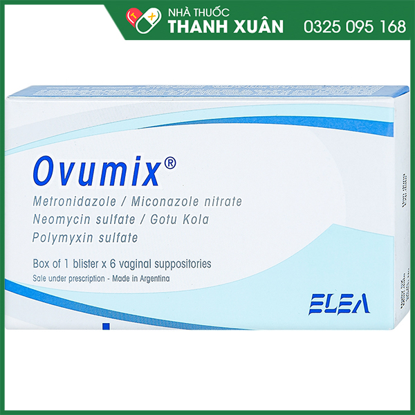 Ovumix trị viêm âm đạo, viêm cổ tử cung
