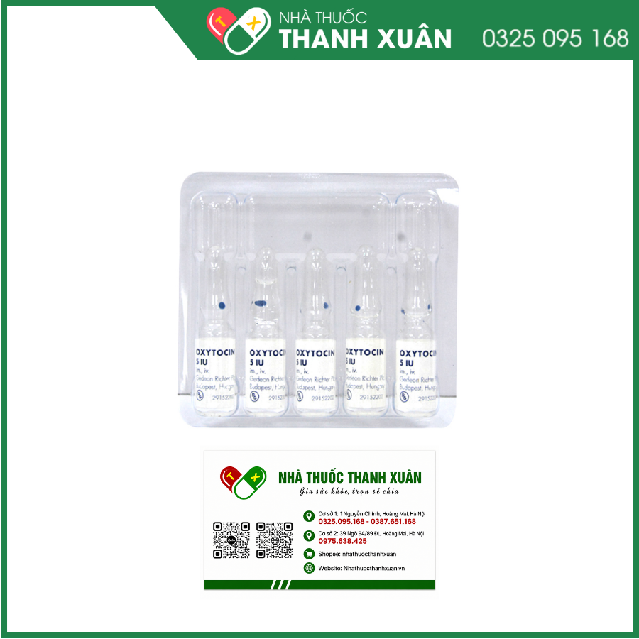 Dung dịch tiêm Oxytocin 5 IU/ml