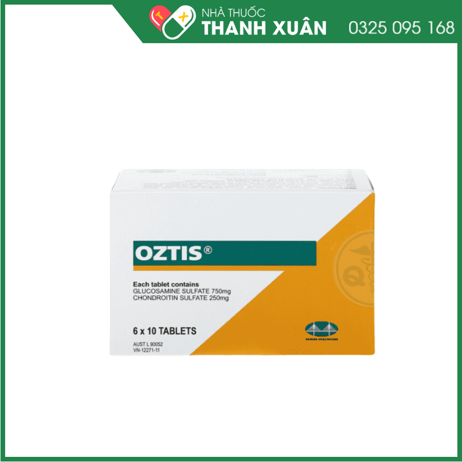 Oztis giảm triệu chứng viêm khớp gối nhẹ và trung bình