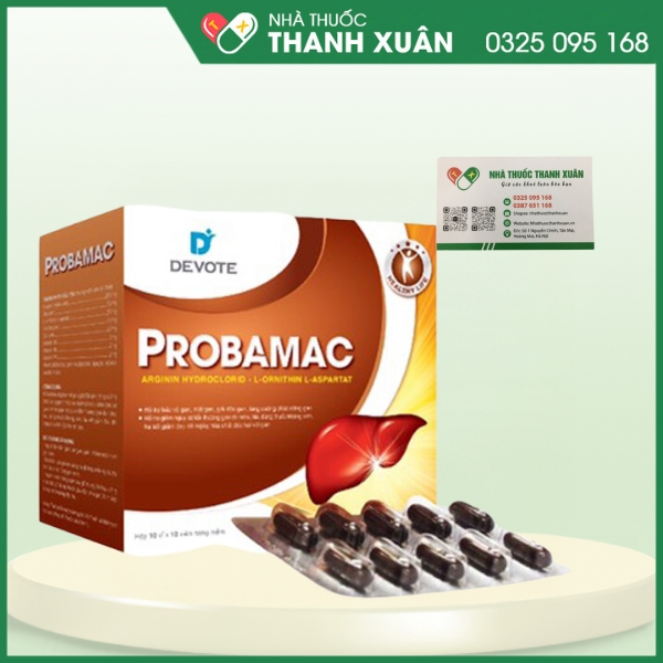 PROBAMAC - Hỗ trợ bảo vệ gan, mát gan, giải độc gan