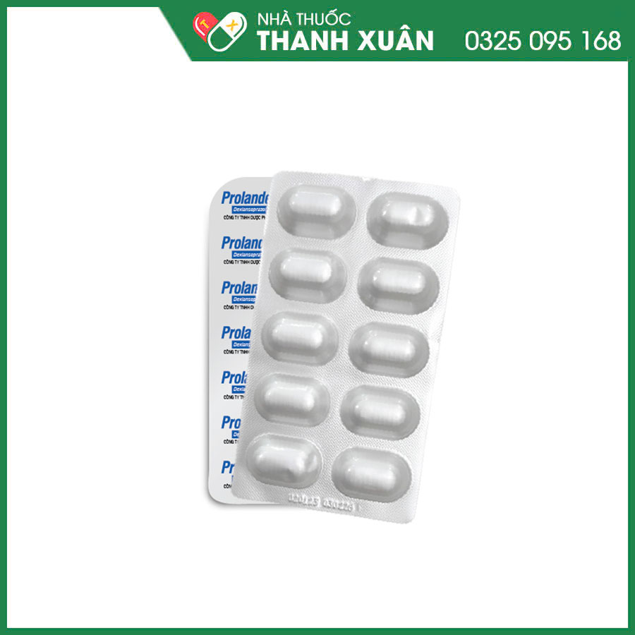 Prolandex 30 thuốc điều trị viêm thực quản ăn mòn, bệnh trào ngược dạ dày