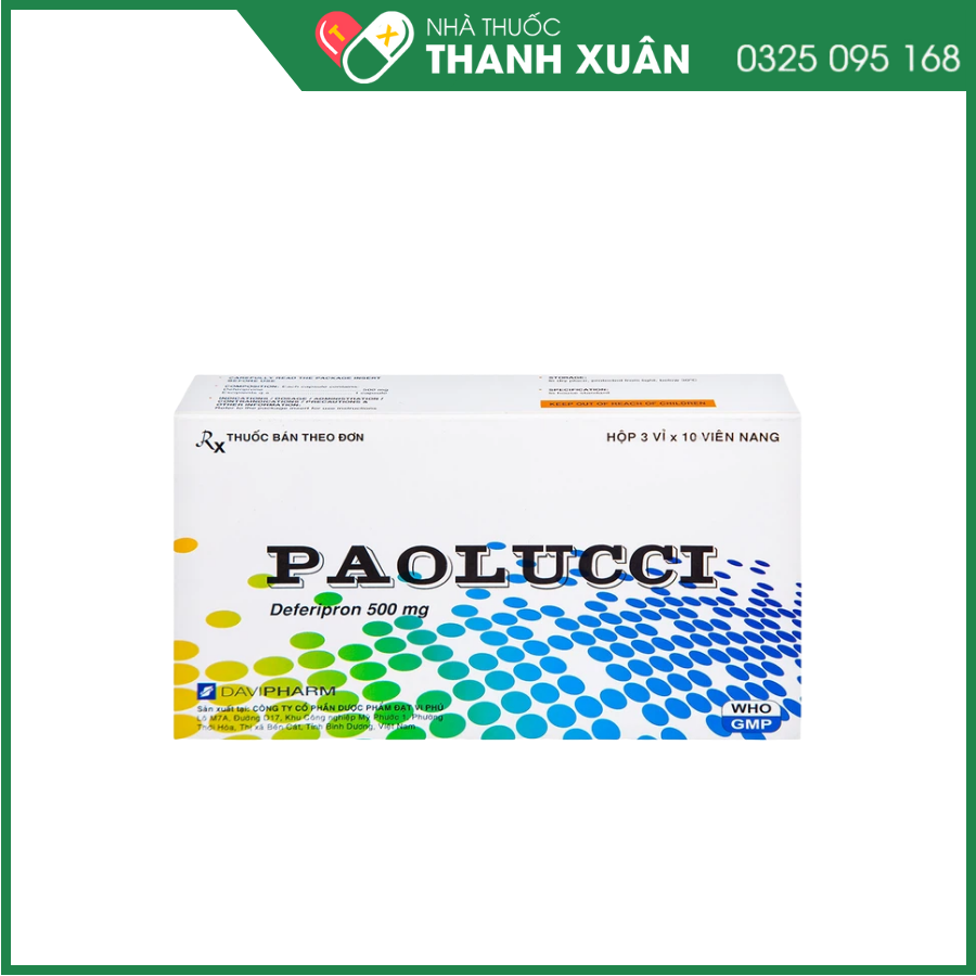 Paolucci điều trị dư thừa sắt