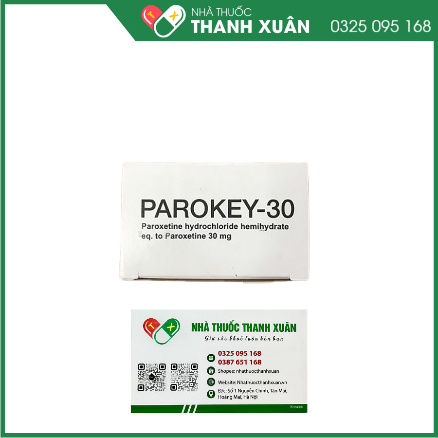 Parokey-30 điều trị bệnh trầm cảm và các rối loạn lo âu