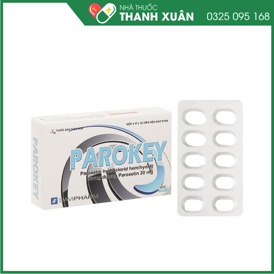 Parokey điều trị trầm cảm và các rối loạn lo âu