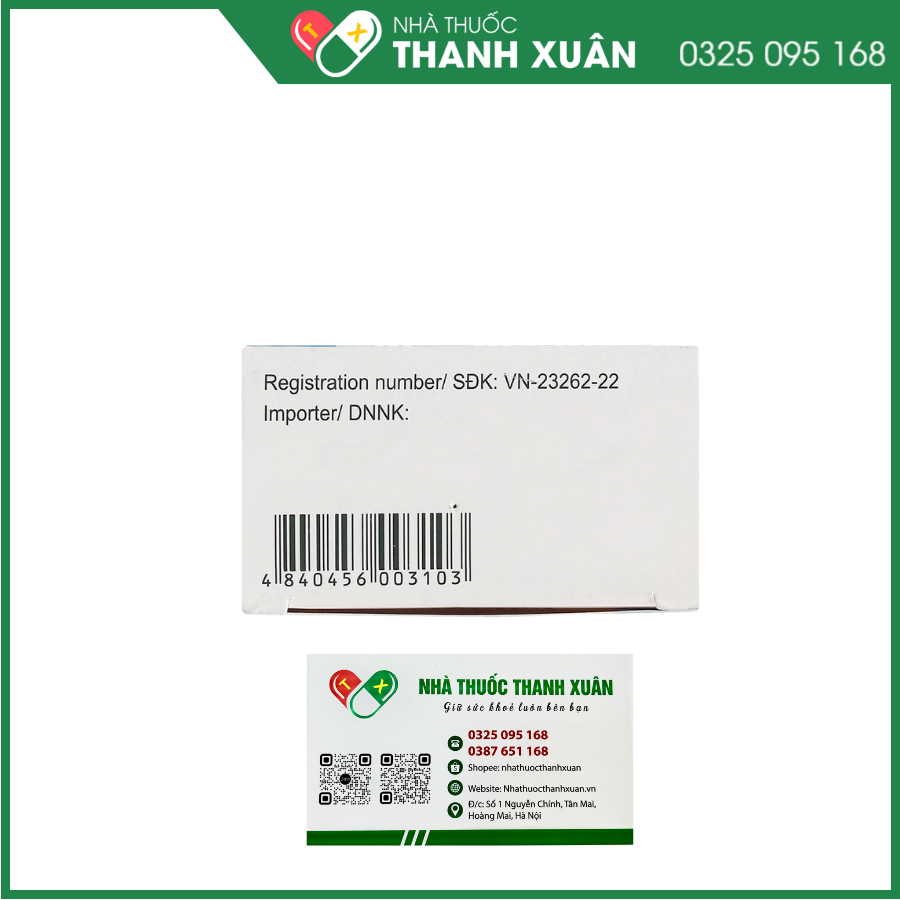 Viên đặt âm đạo Perfeclly 400mg điều trị hội chứng tiền kinh nguyệt