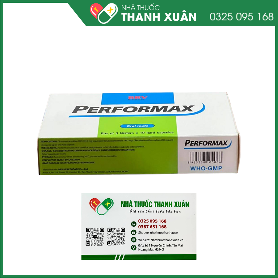Performax giảm triệu chứng của viêm khớp gối nhẹ và trung bình