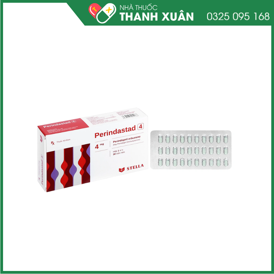 Perindastad 4 trị tăng huyết áp, suy tim