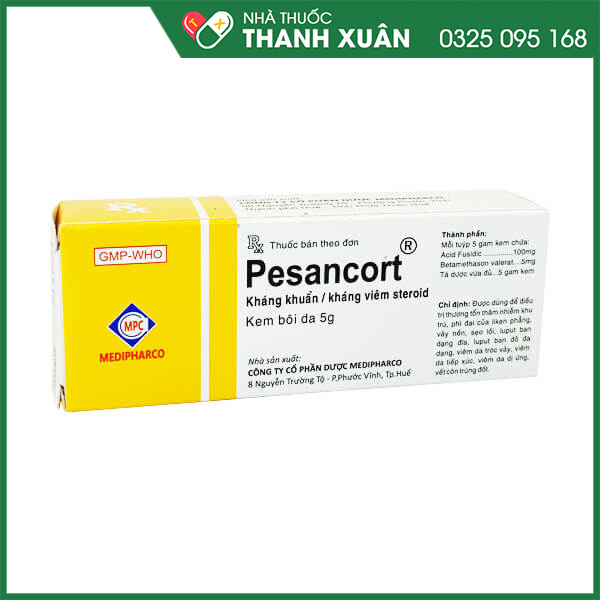 Thuốc Pesancort trị viêm da sẹo lồi