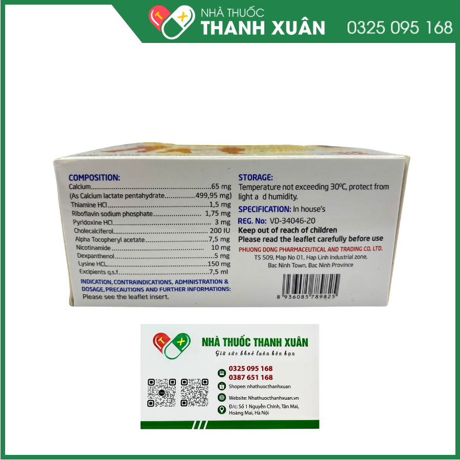 Pezypex - Giúp bổ sung vitamin và acid amin thiết yếu lysin