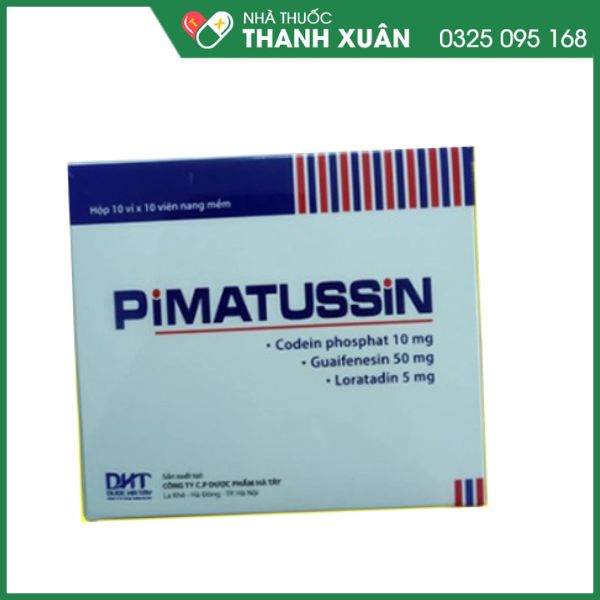 Pimatussin điều trị ho cảm cúm