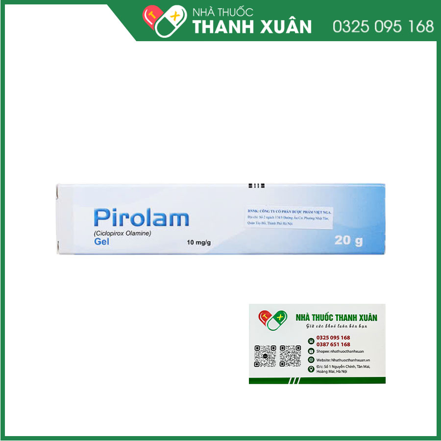 Thuốc Pirolam điều trị nấm da đầu, nấm móng, nấm da, nấm da đùi