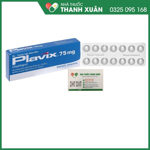 Plavix-75mg - GIúp giảm nguy cơ hình thành huyết khối