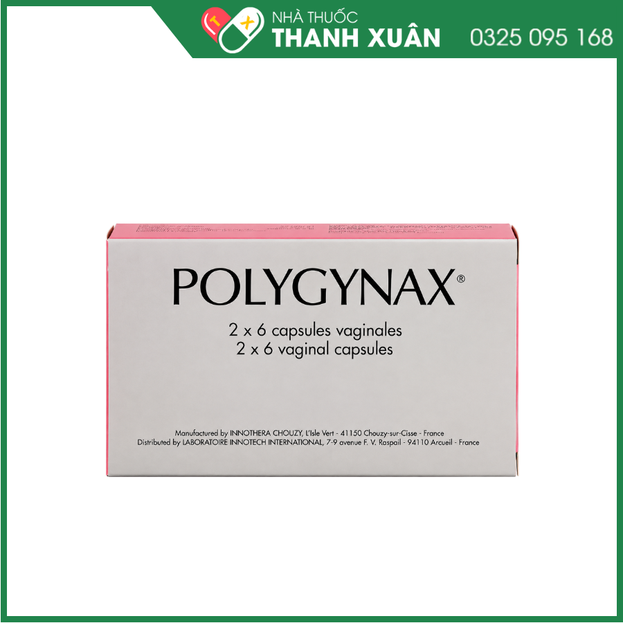 Pogynax - viên đặt âm đạo trị viêm phụ khoa, nấm ngứa