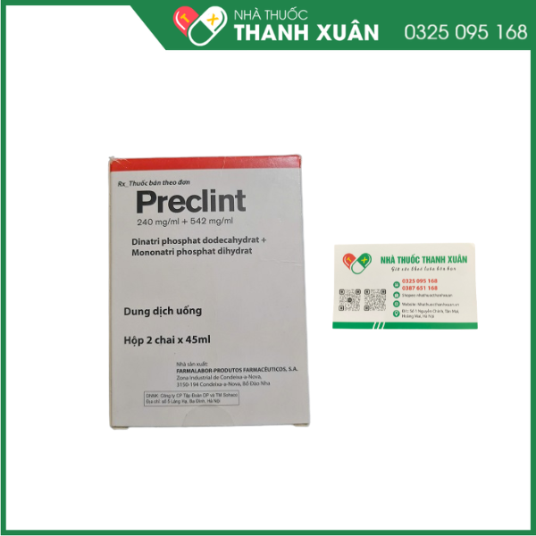 Thuốc Preclint giúp làm sạch đường tiêu hoá