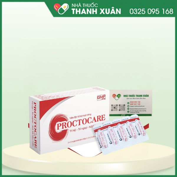 Proctocare làm lành vết thương, săn se, co búi trĩ