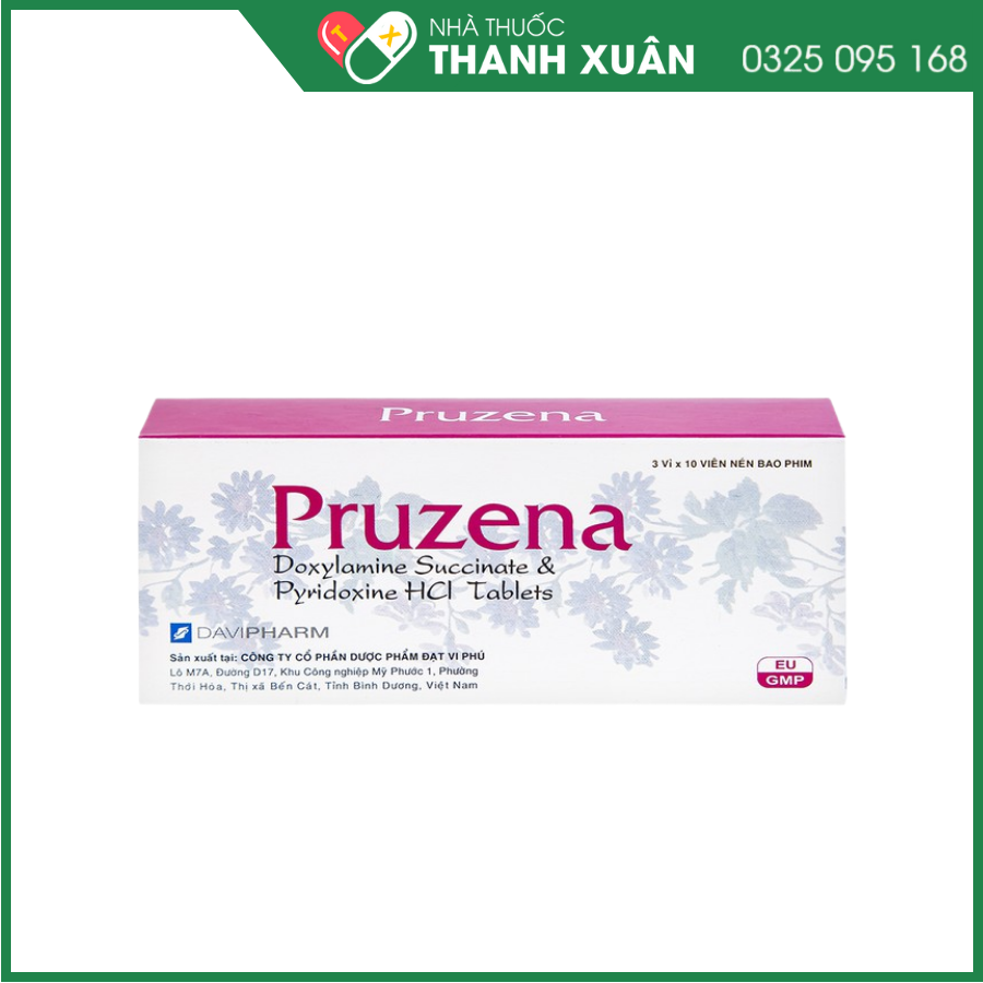 Pruzena giảm nôn nghén trong thai kỳ