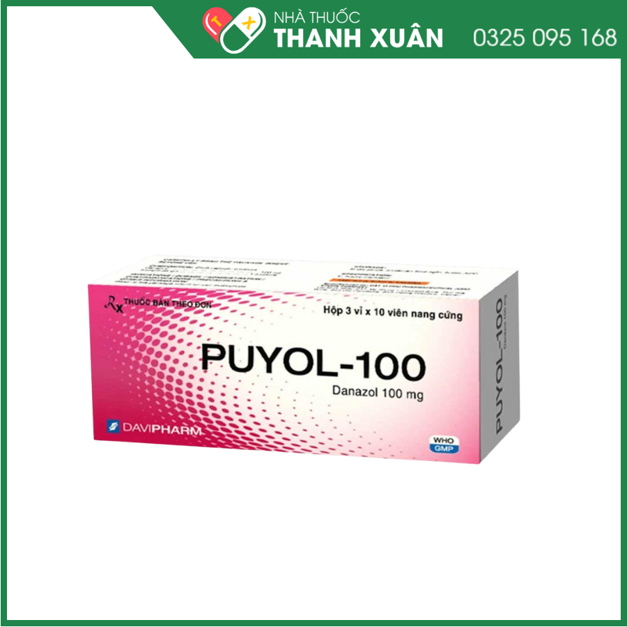 Thuốc Puyol-100 điều trị lạc nội mạc tử cung