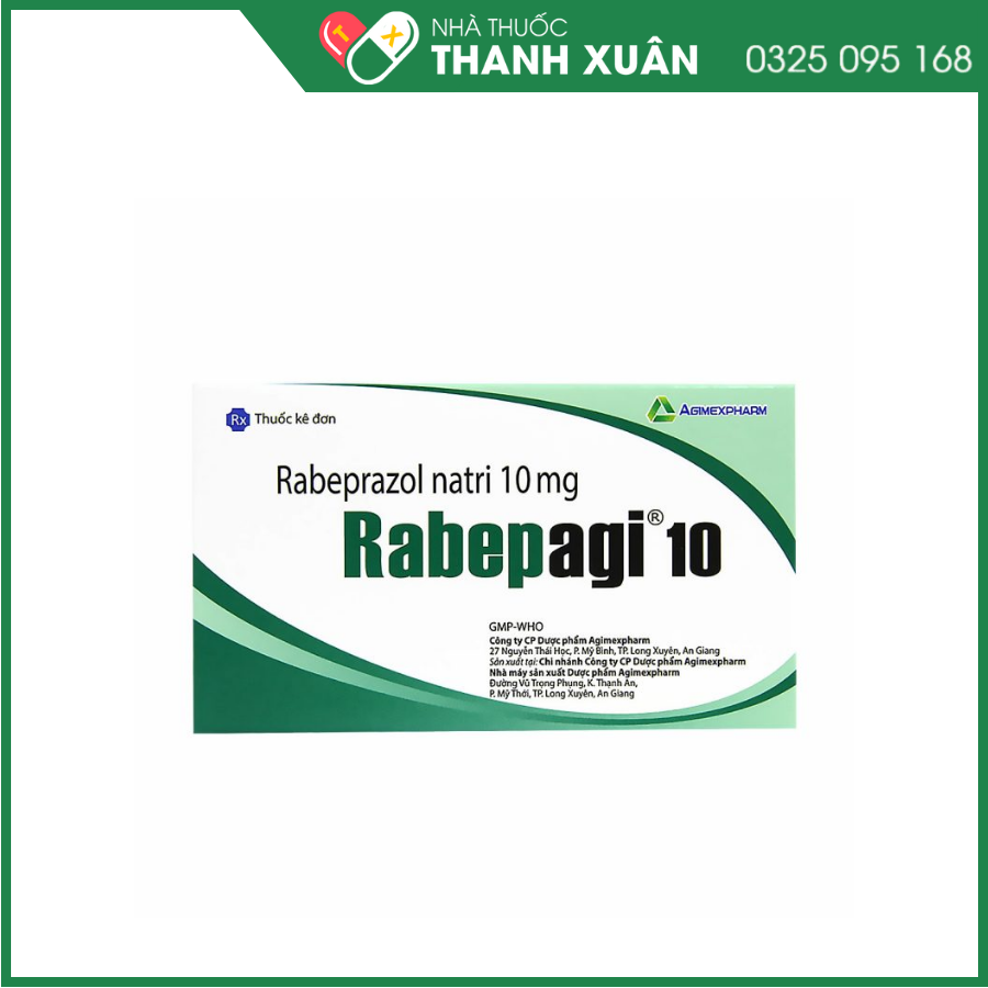 Rabepagi 10 điều trị loét dạ dày - tá tràng cấp tính