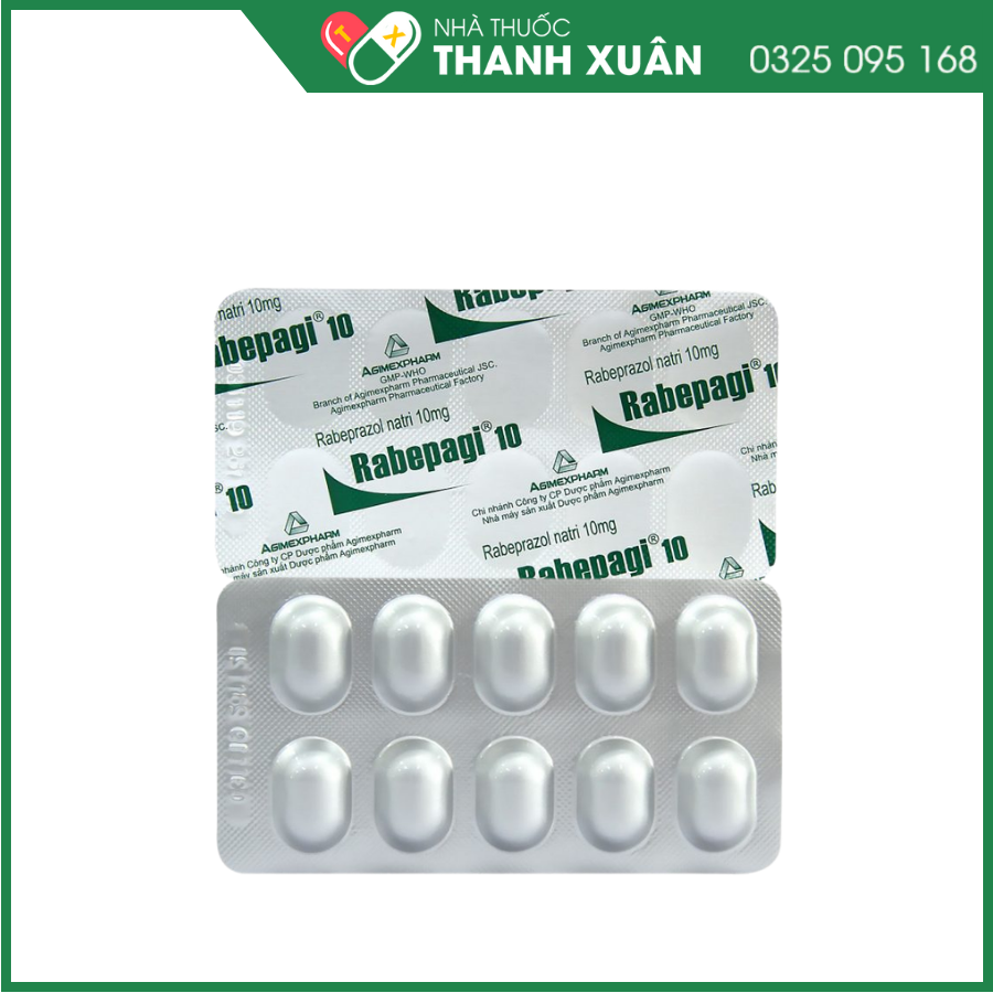 Rabepagi 10 điều trị loét dạ dày - tá tràng cấp tính