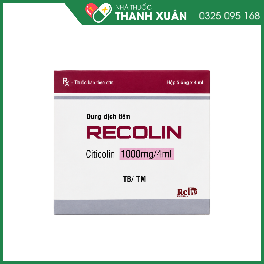 Recolin điều trị rối loạn nhận thức