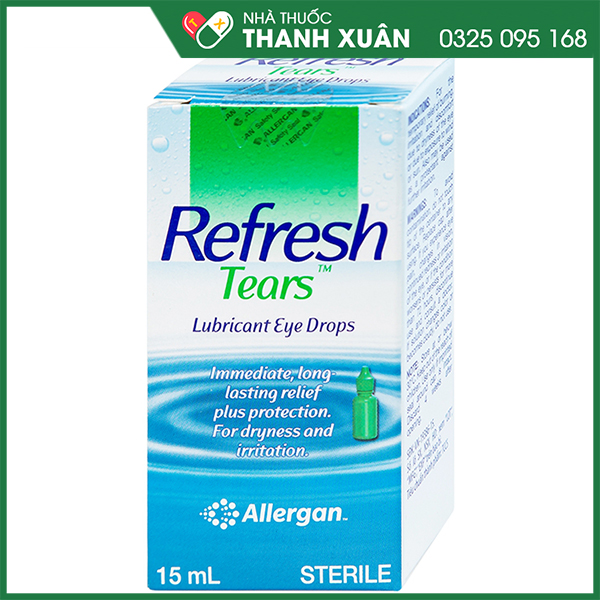 Refresh tears giảm kích ứng mắt, khô mắt