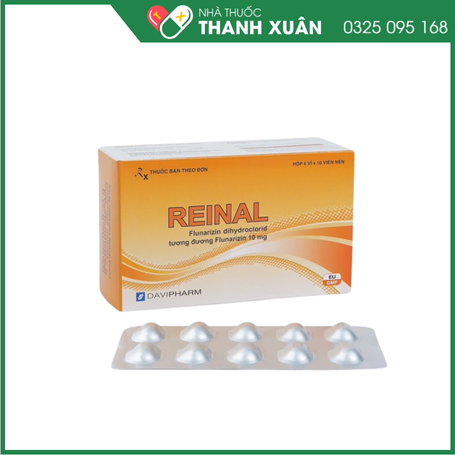 Reinal điều trị dự phòng đau nửa đầu
