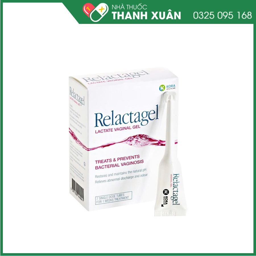 Relactagel hỗ trợ điều trị và ngăn ngừa viêm nhiễm, bổ sung lợi khuẩn âm đạo