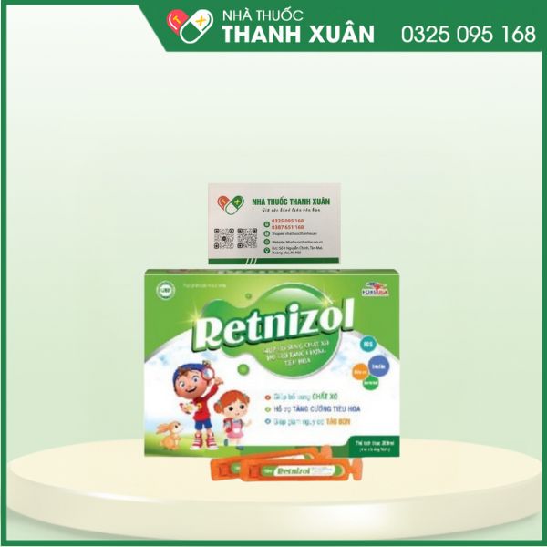 Retnizol - Thực phẩm giúp nhuận tràng, hỗ trợ tăng cường tiêu hoá