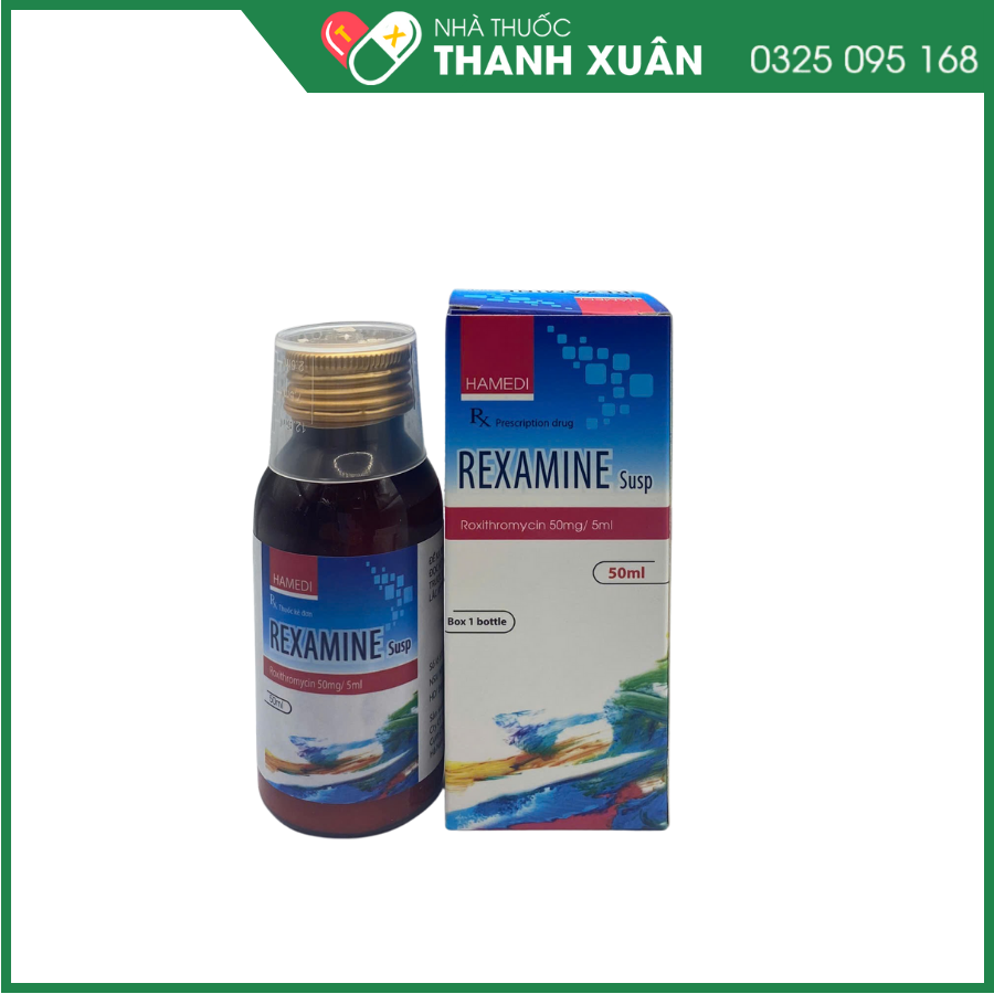 Rexamine Susp - Điều trị các bệnh nhiễm khuẩn