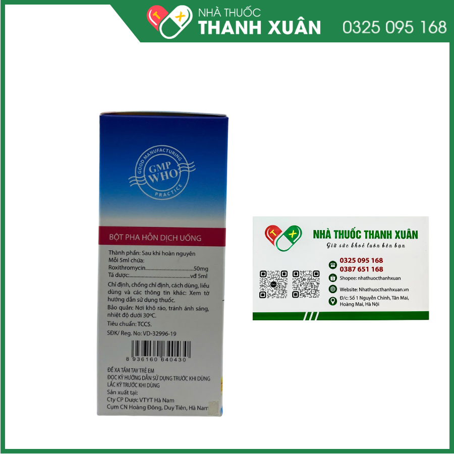 Rexamine Susp - Điều trị các bệnh nhiễm khuẩn