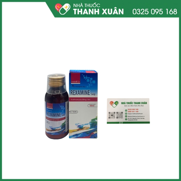 Rexamine Susp - Điều trị các bệnh nhiễm khuẩn