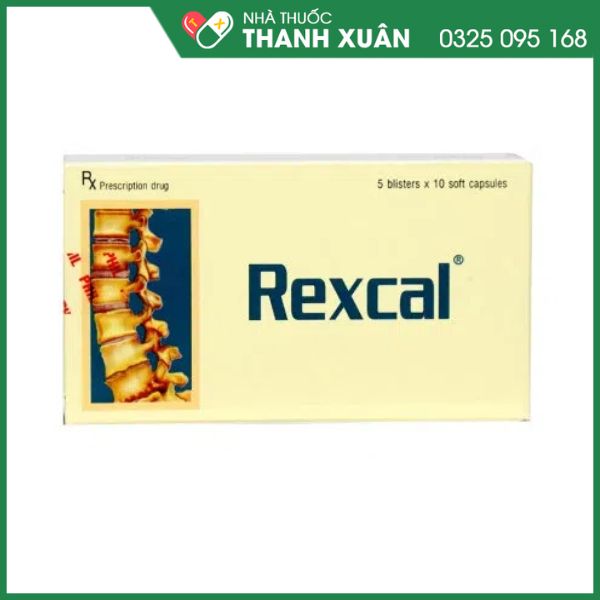 Rexcal chữa thiếu canxi, còi xương, loãng xương