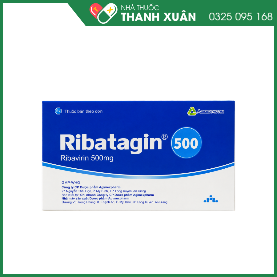 Ribatagin 500 điều trị virus viêm gan C mạn tính