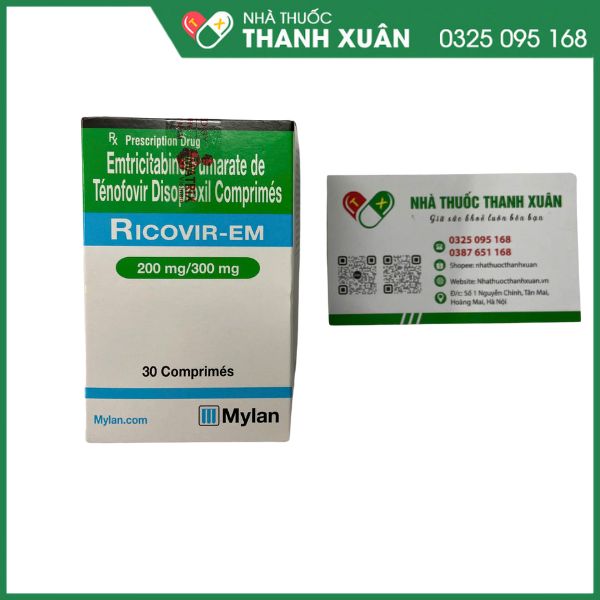 Ricovir-EM -- Thuốc điều trị nhiễm HIV