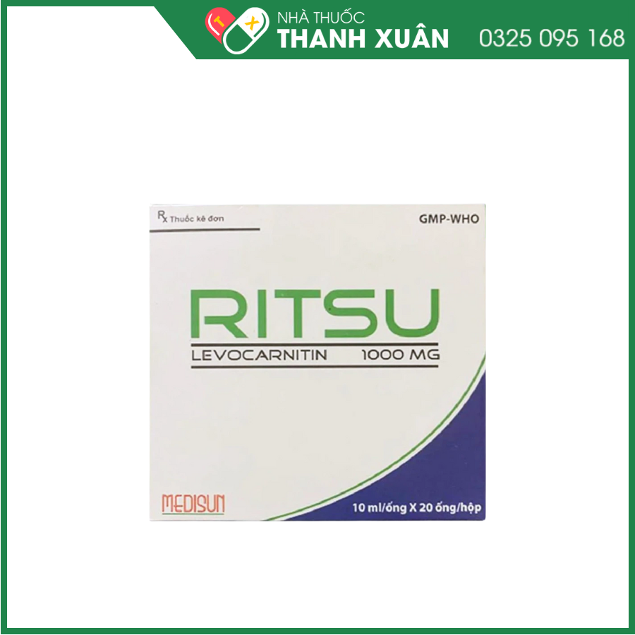 Ritsu - Thuốc điều trị thiếu hụt Carnitine hiệu quả của Medisun