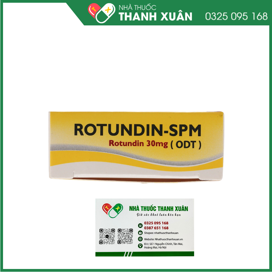 Rotundin-SPM 30mg giúp giảm lo âu, căng thẳng