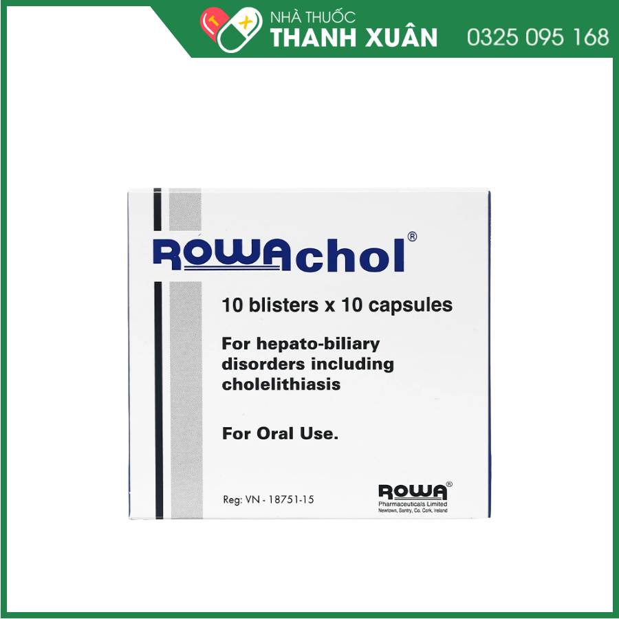 Rowachol trị sỏi đường mật